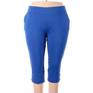 Blue pull-on capris size 18
